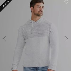 NWT) Mens XL Crossover Hooded Sweater